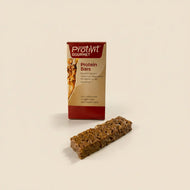Barrette ProtiVit® GOURMET aroma caramello. Rivestimento cioccolato al latte con edulcorante. Confezione da 3 barrette (da 12 gr. di proteine cadauna)