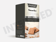 Carica l&#39;immagine nel visualizzatore di Gallery, Biscotti Snacks ProtiVit® aroma Cannella - Zucchero bruno
